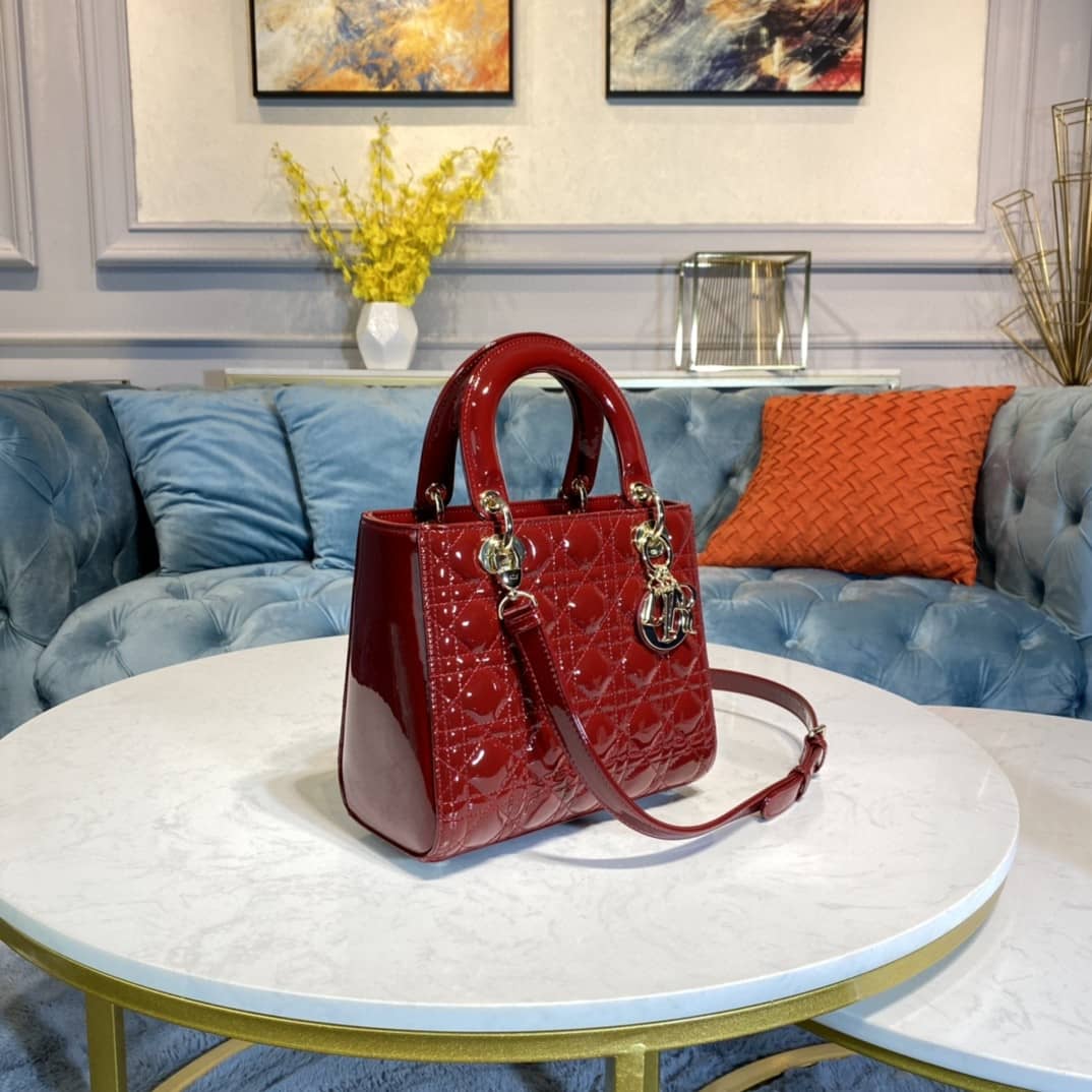 Chr1st1an D10r Lady D10r 24CM Replica Bag