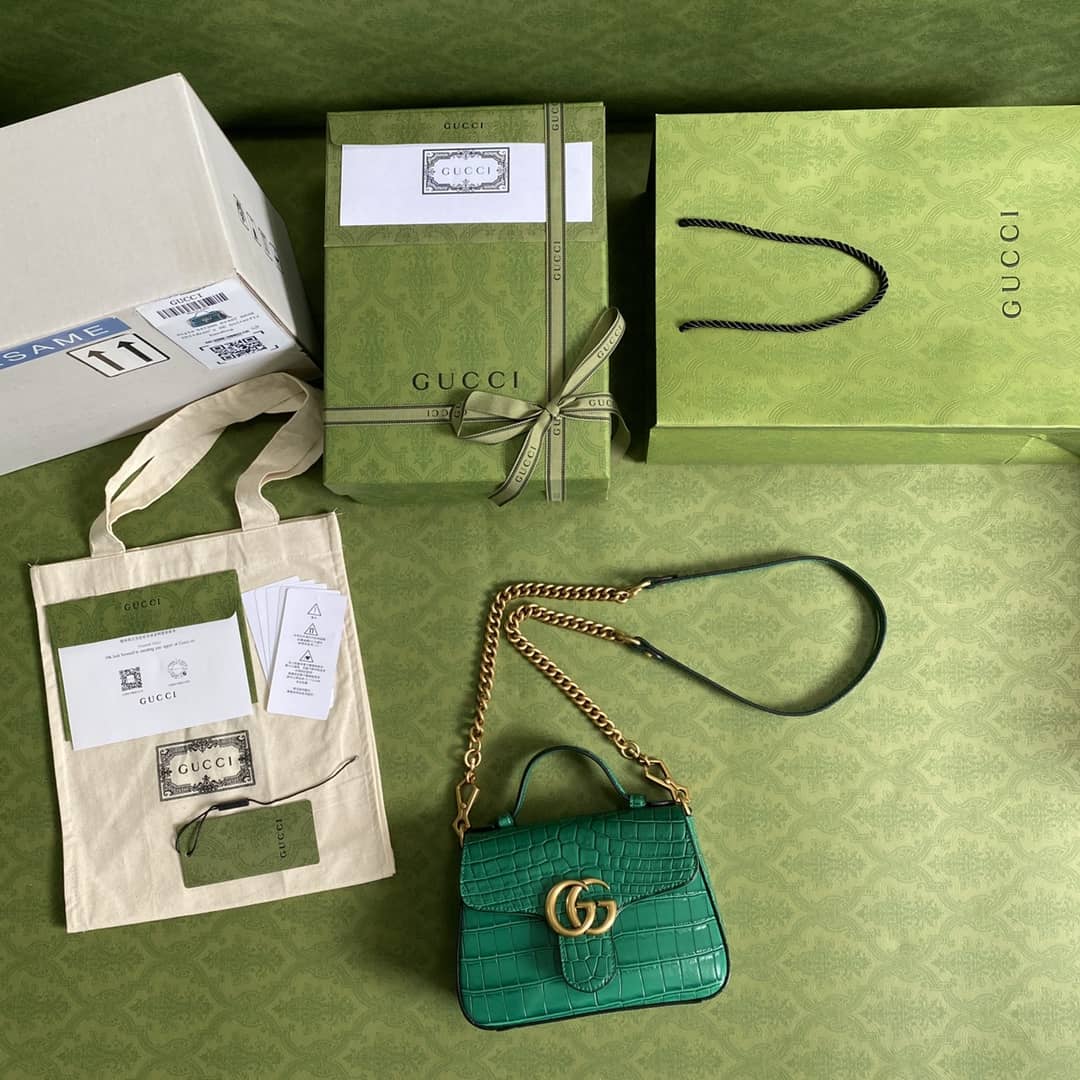 Gvc*1 Marmont GG Mini Top Handle Bag Replica 547260