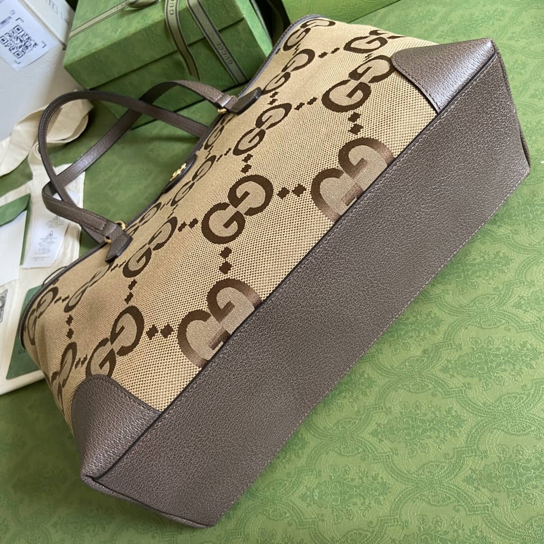 Gvc*1 Ophidia Jumbo GG Canvas Medium Tote Bag 631685 Replica