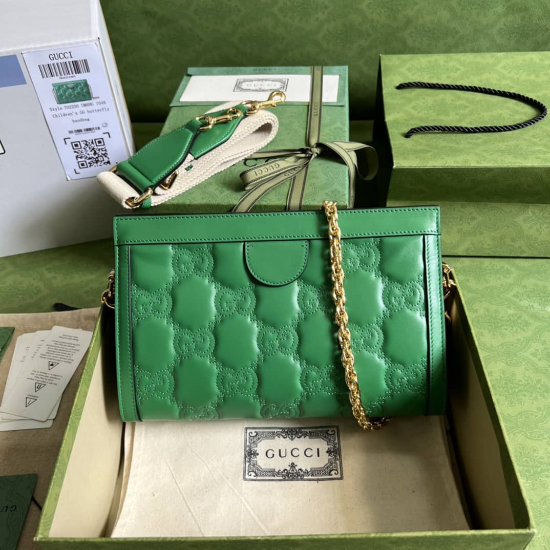 Gvc*1 GG Matelassé Leather 702200 Replica Shoulder Bag