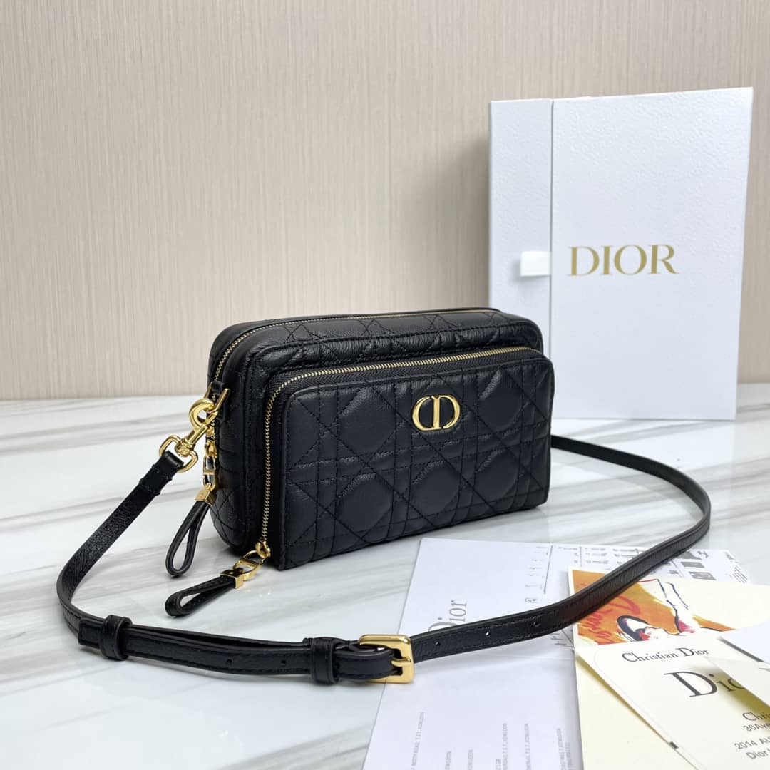 Chr1st1an D10r Caro Double Calfskin Pouch