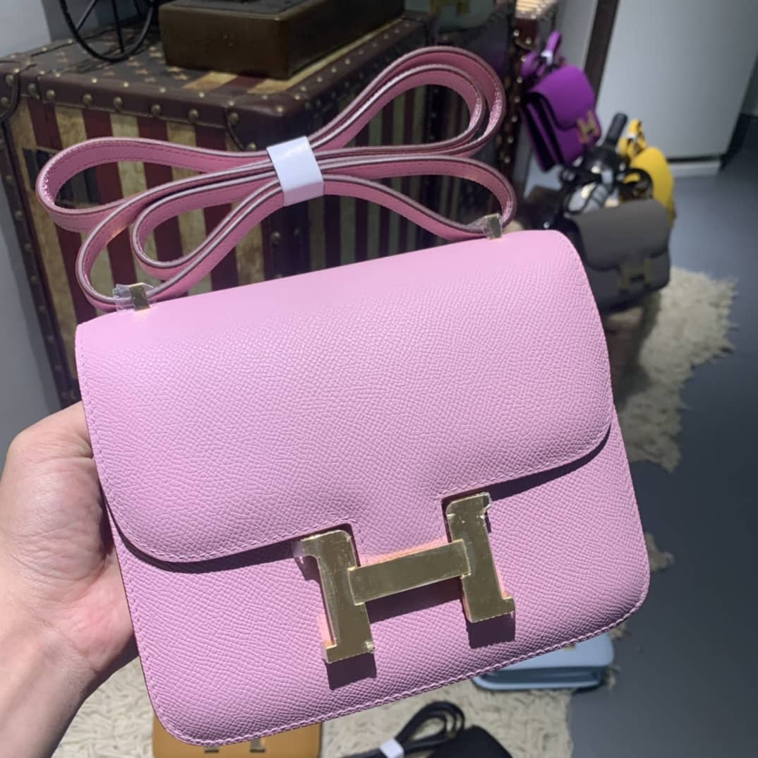 H**me5 Replica Constance Bag 18CM Epsom Leather