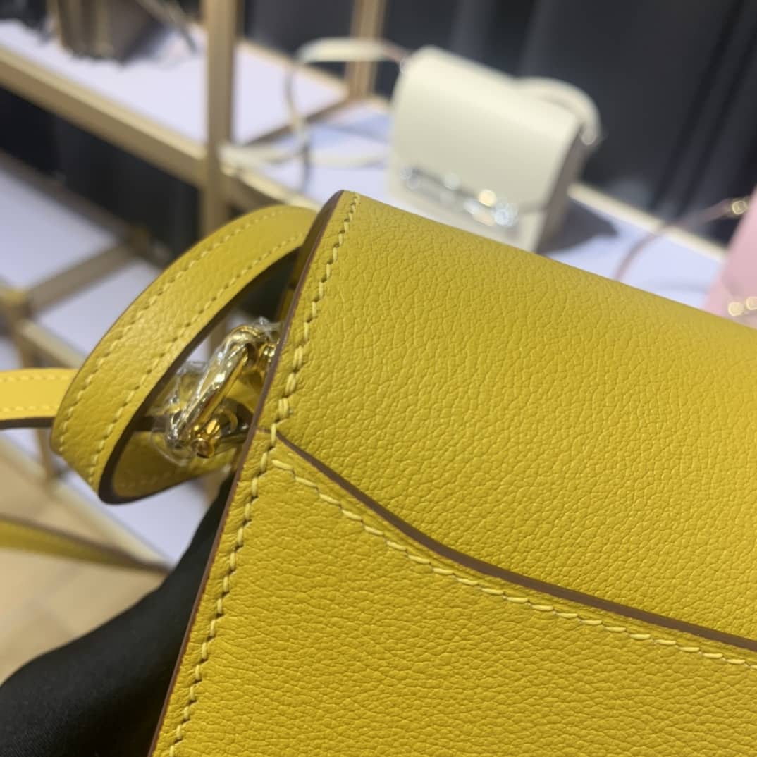H**me5 Roulis Mini Sac Evercolor Calfskin Leather Crossbody Bag