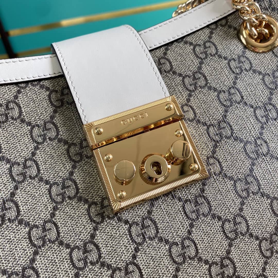 Gvc*1 Padlock GG Svp*me Canvas Shoulder Bag Replica 479197