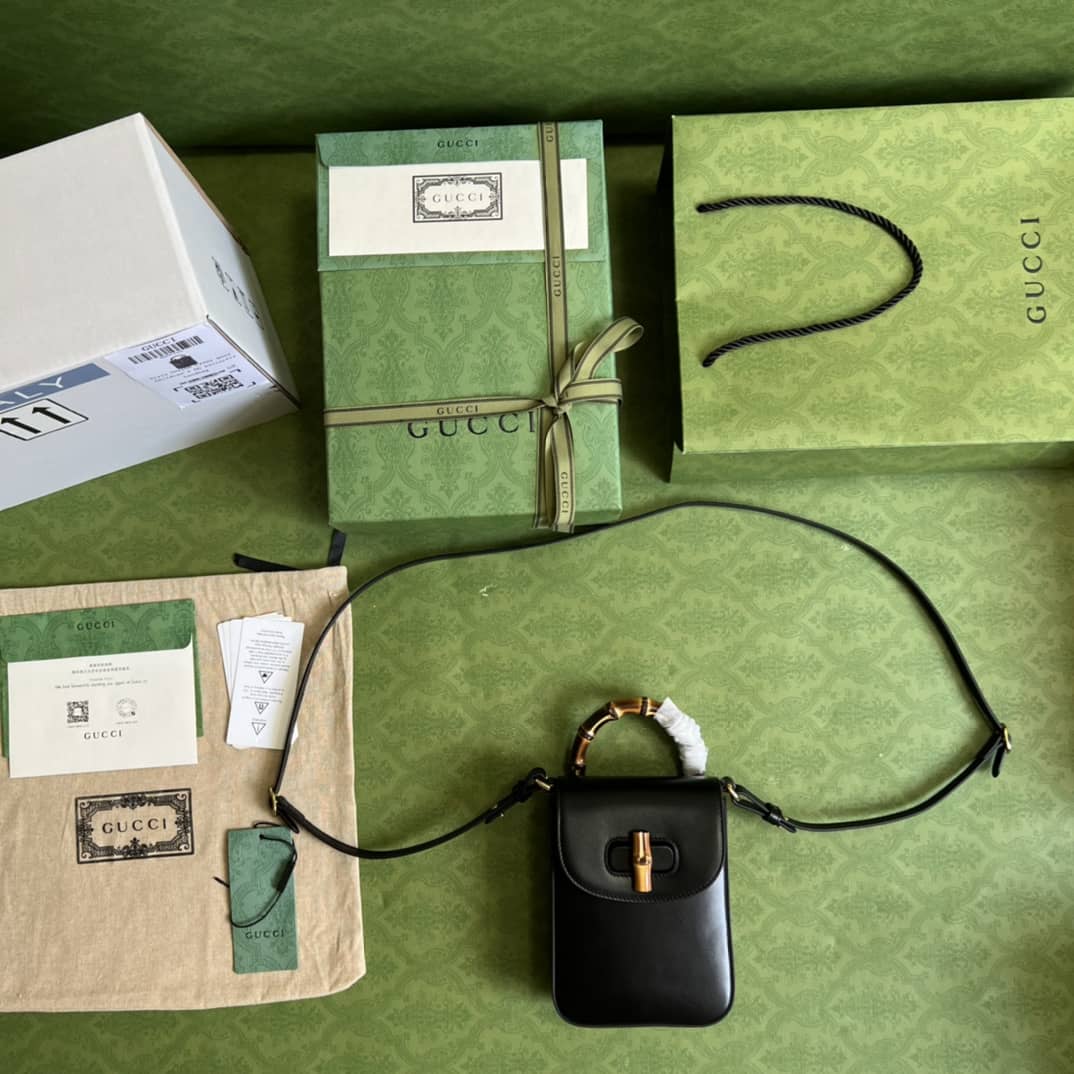 Gvc*1 Bamboo Mini Crossbody Handbag 702106 Replica