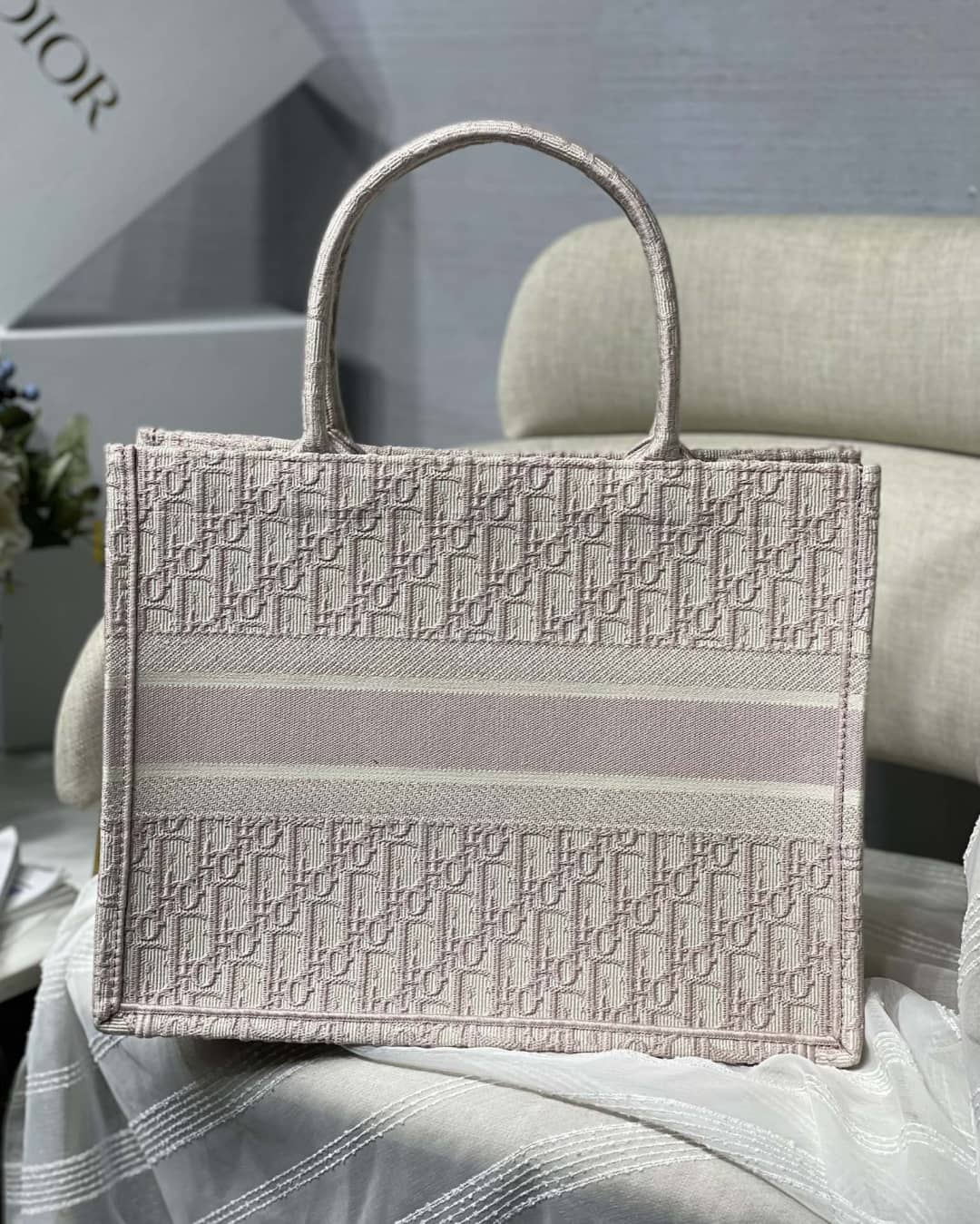Chr1st1an D10r Tote Bag Dupe CD Book Embroidery