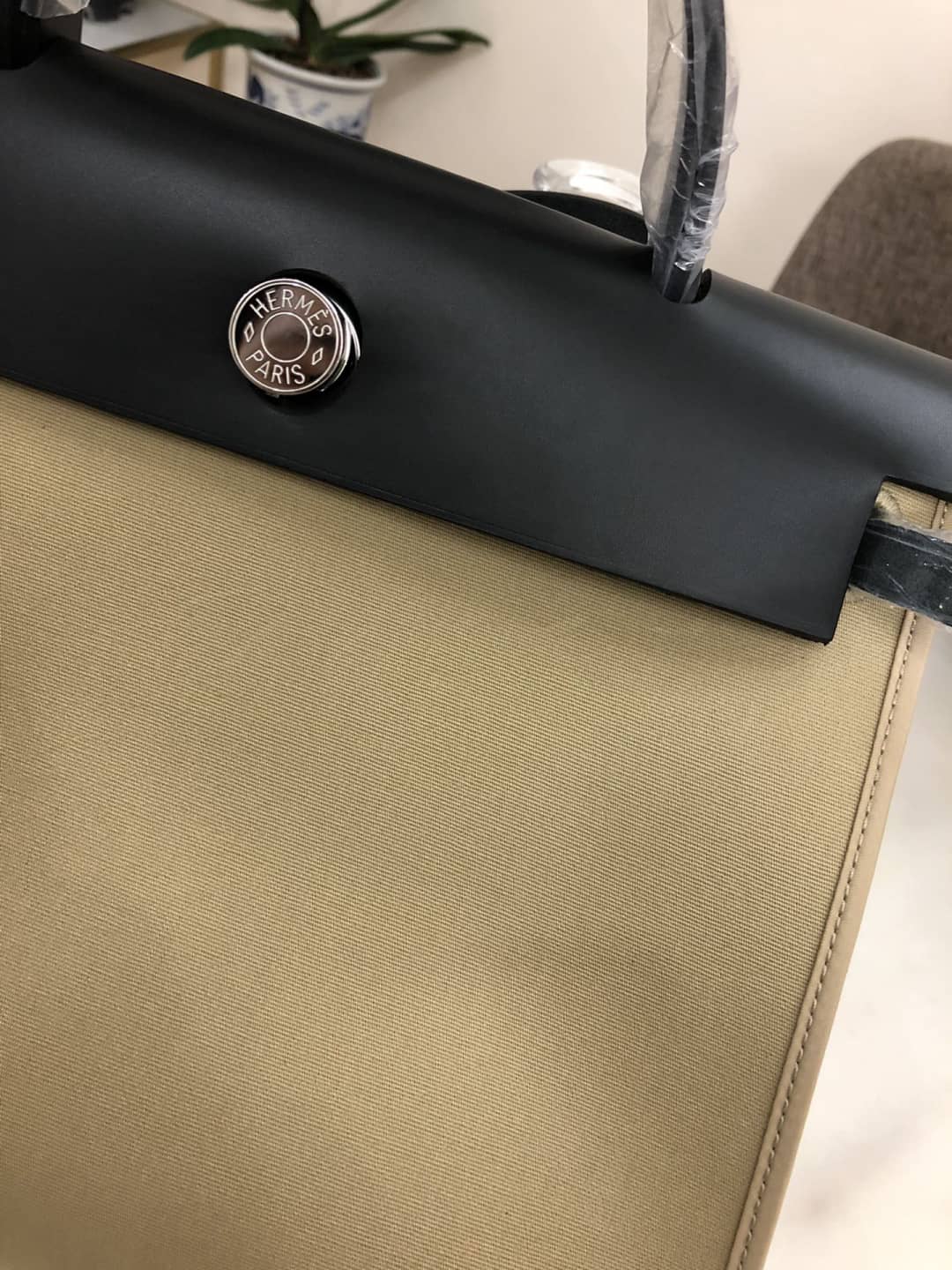 H**me5 Bag Replica 31 Canvas Leather  HerBag