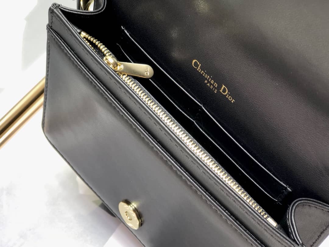 Lady D10r Dupe Cannage Calfskin Pouch