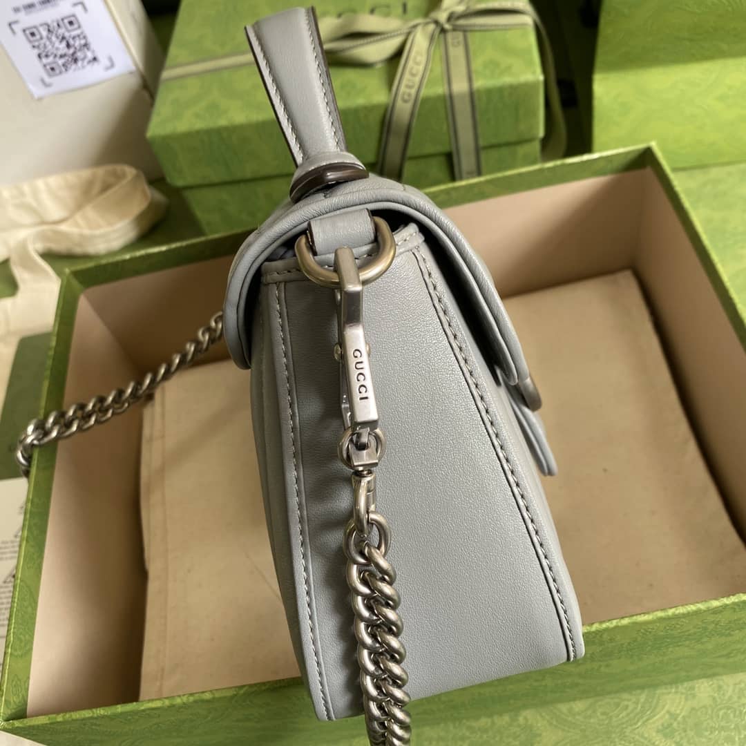 Gvc*1 Marmont GG Mini Top Handle Bag Replica 583571