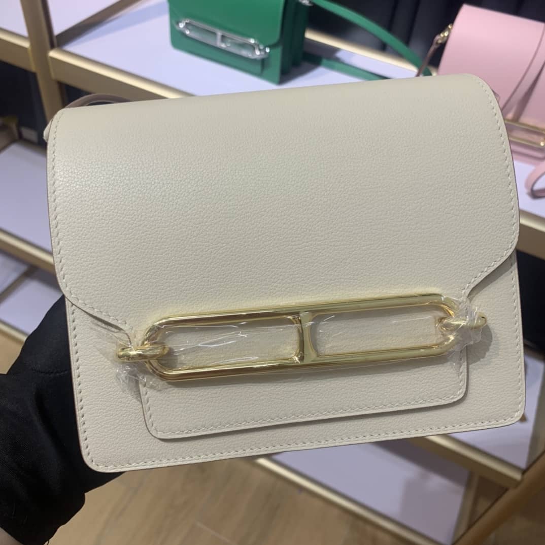 H**me5 Roulis Mini Sac Evercolor Calfskin Leather Crossbody Bag