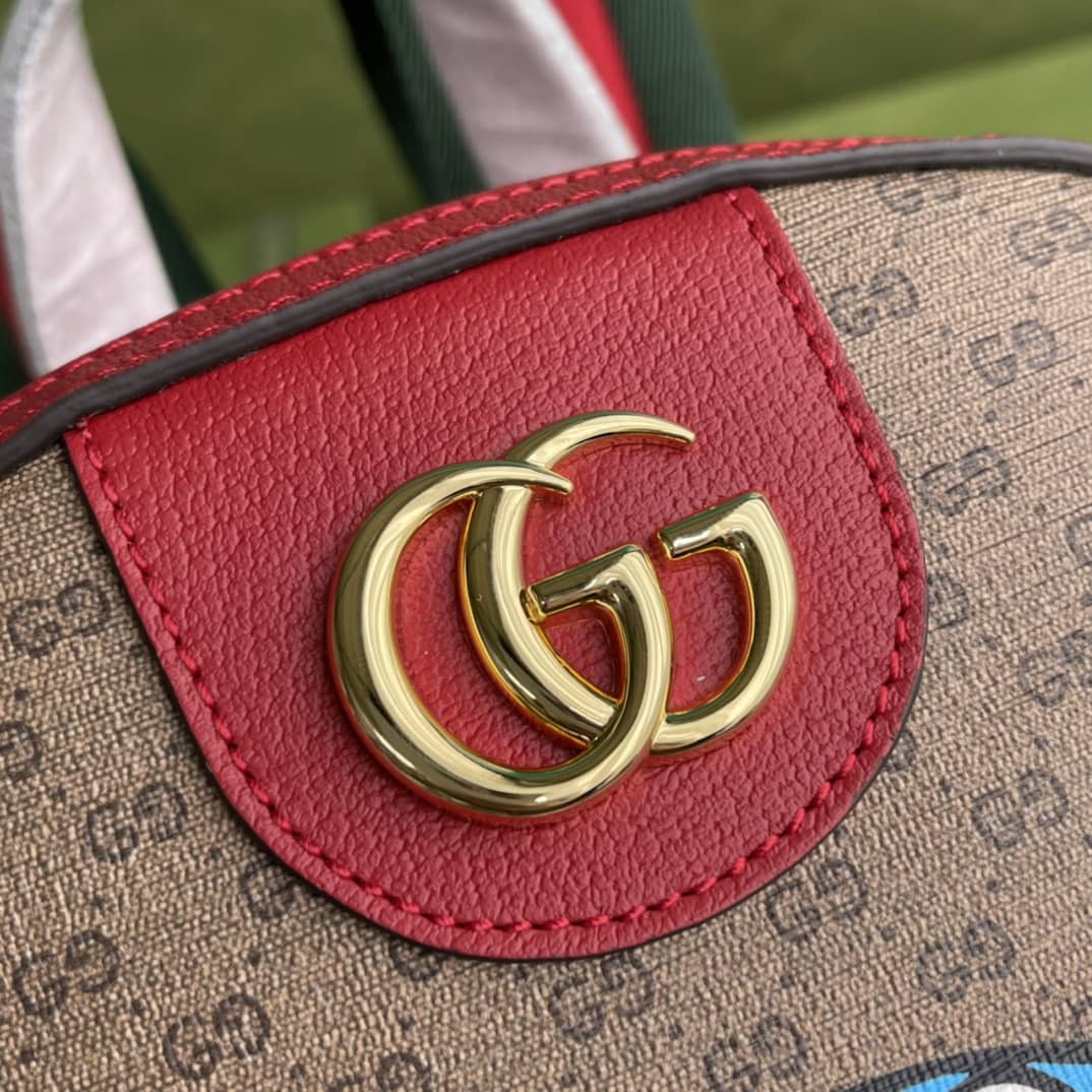 Gvc*1 Doraemon x Gvc*1 Small GG Canvas Backpack Replica 647816