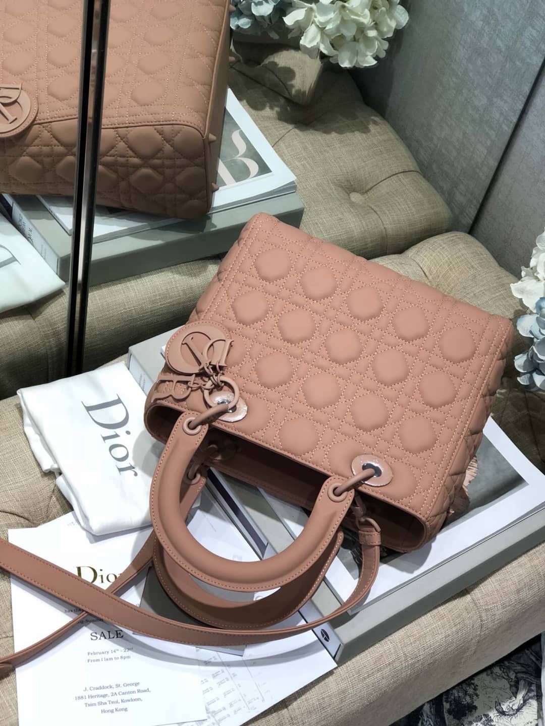 Chr1st1an D10r Lady D10r 24CM Replica Bag