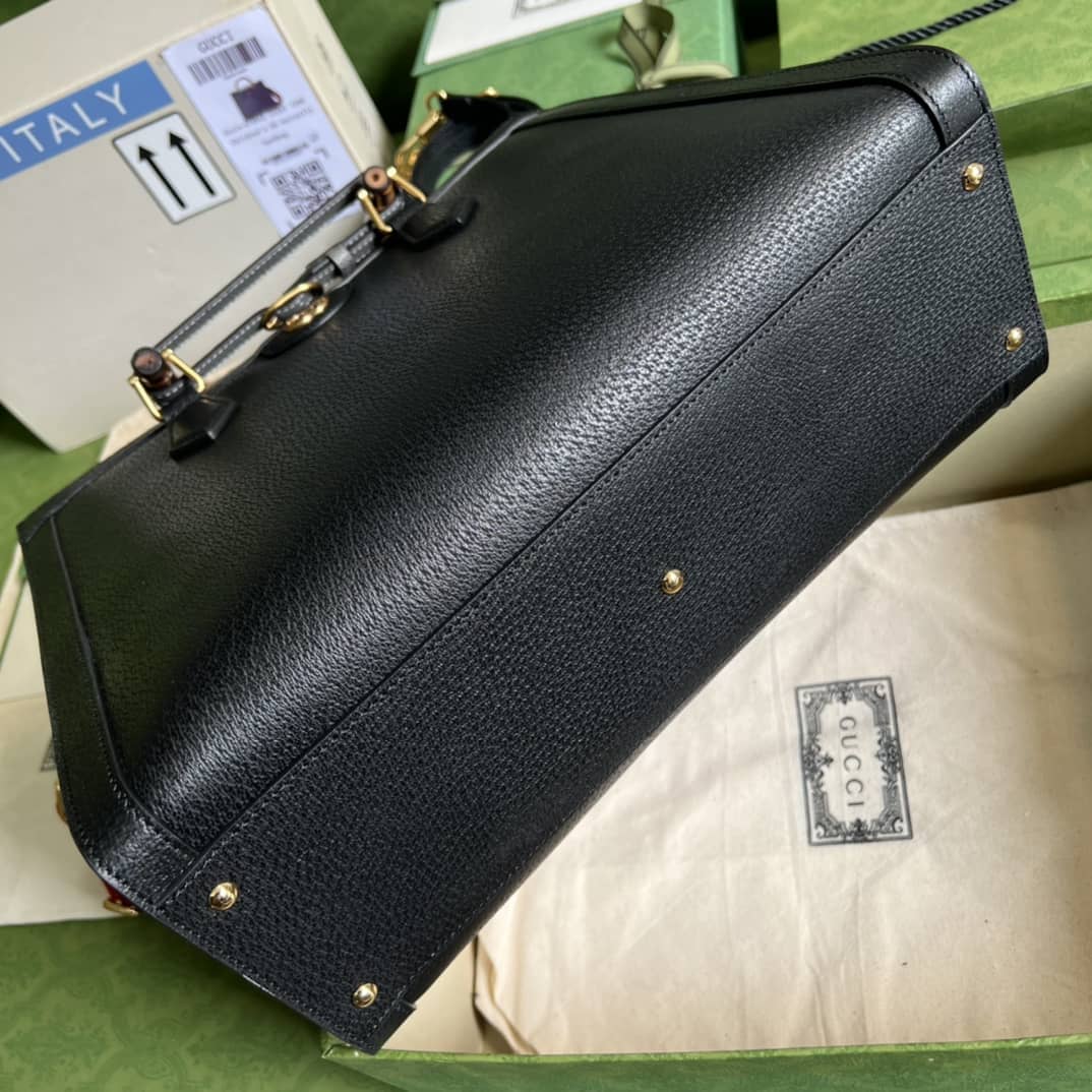 Gvc*1 Diana Medium Black 678842 Replica Tote Bag