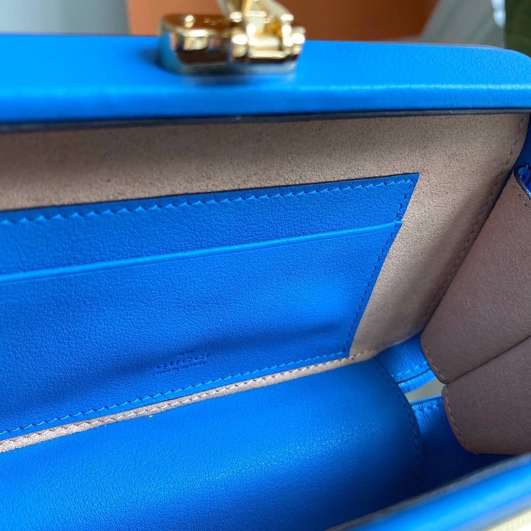 Gvc*1 Interlocking G Mini Bag Replica Blue 658230