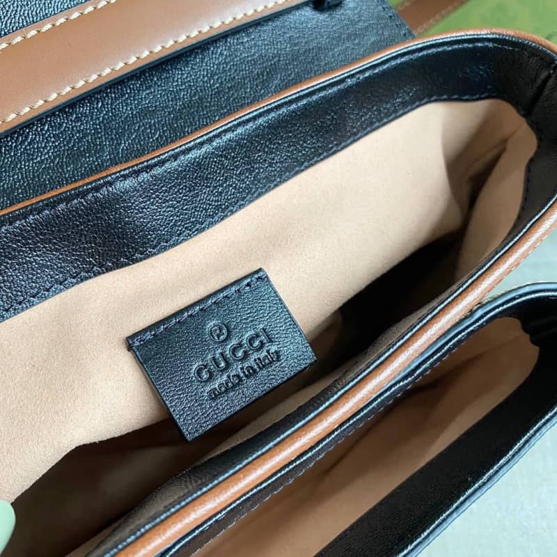 Gvc*1 Padlock Mini GG Svp*me Shoulder Bag Replica Black 658487