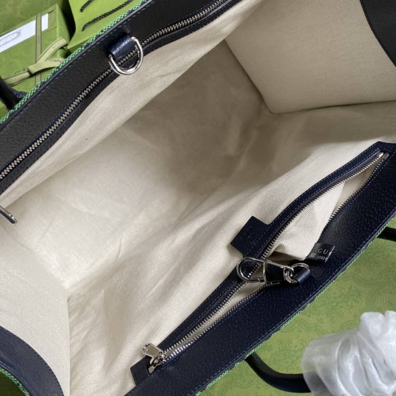 Gvc*1 Les Pommes Large Tote Replica Green 659980