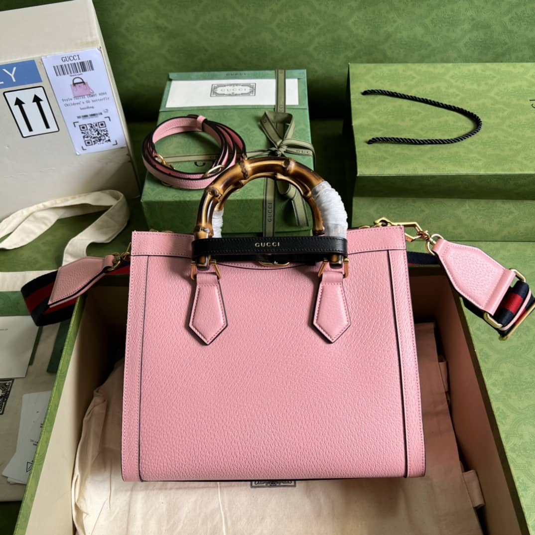 Gvc*1 Diana Small Tote Pink 702721 Replica Bag