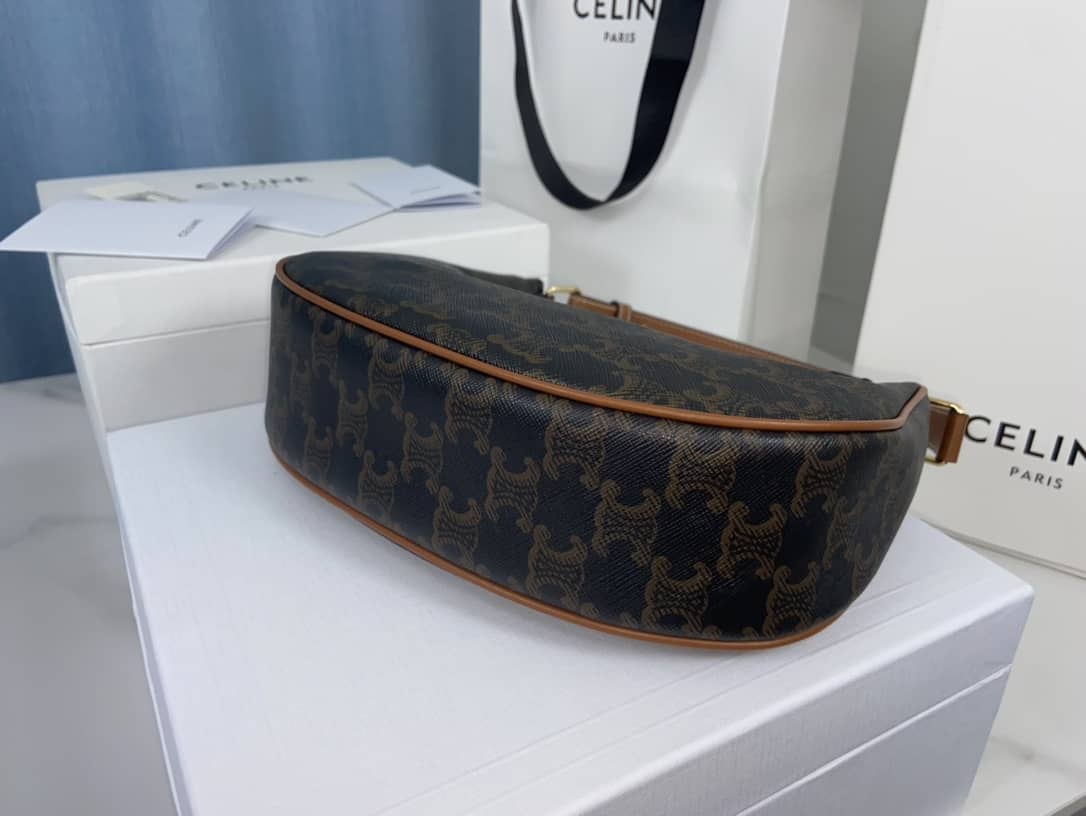 Ce1i*e Triomphe Bag Dupe Ava Triomphe Canvas Replica Hobo Bag