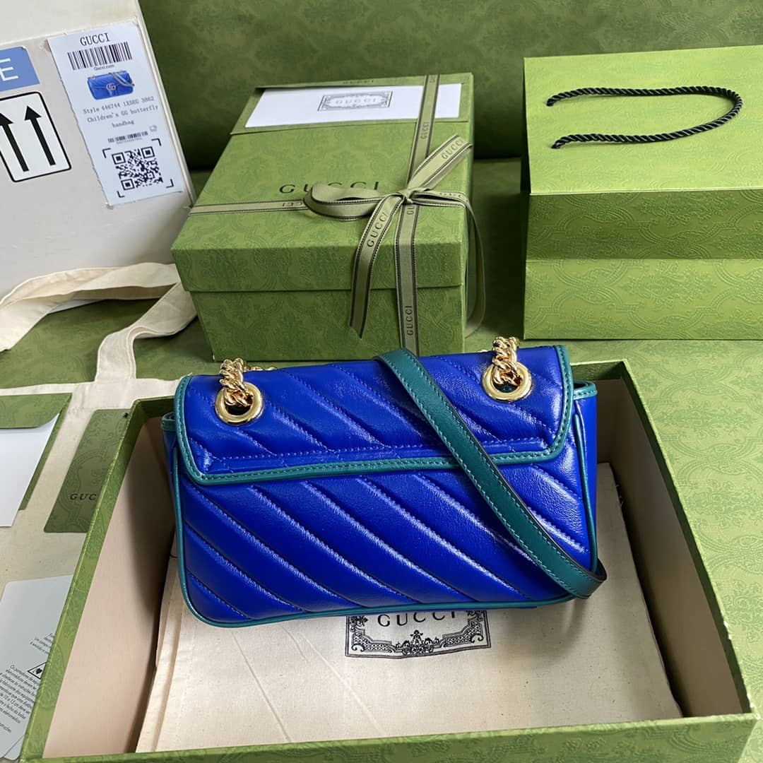 Gvc*1 Marmont GG Matelasse Leather Mini Shoulder Bag Replica 446744