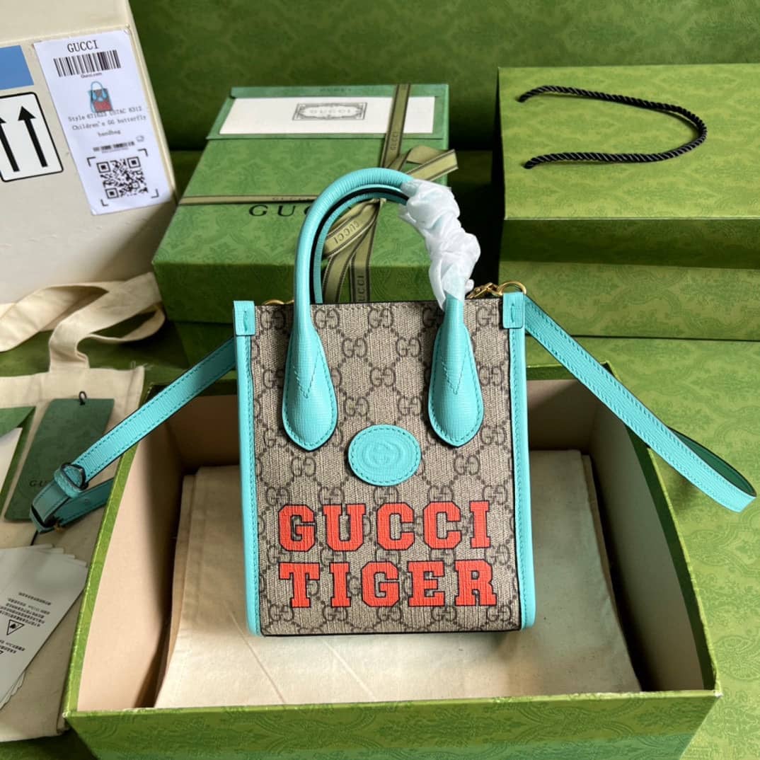 Gvc*1 Mini Tote With Interlocking 671623 Replica Bag