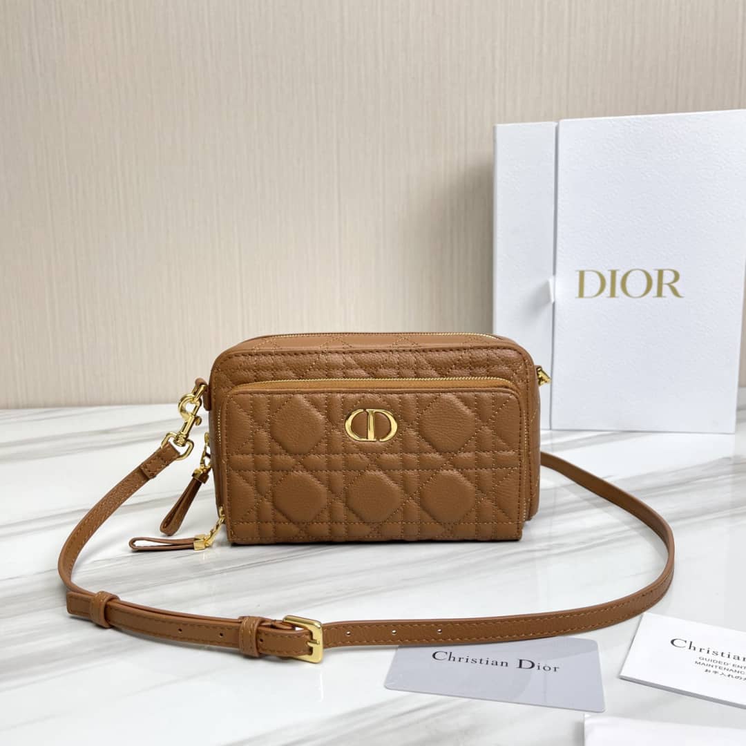 Chr1st1an D10r Caro Double Calfskin Pouch