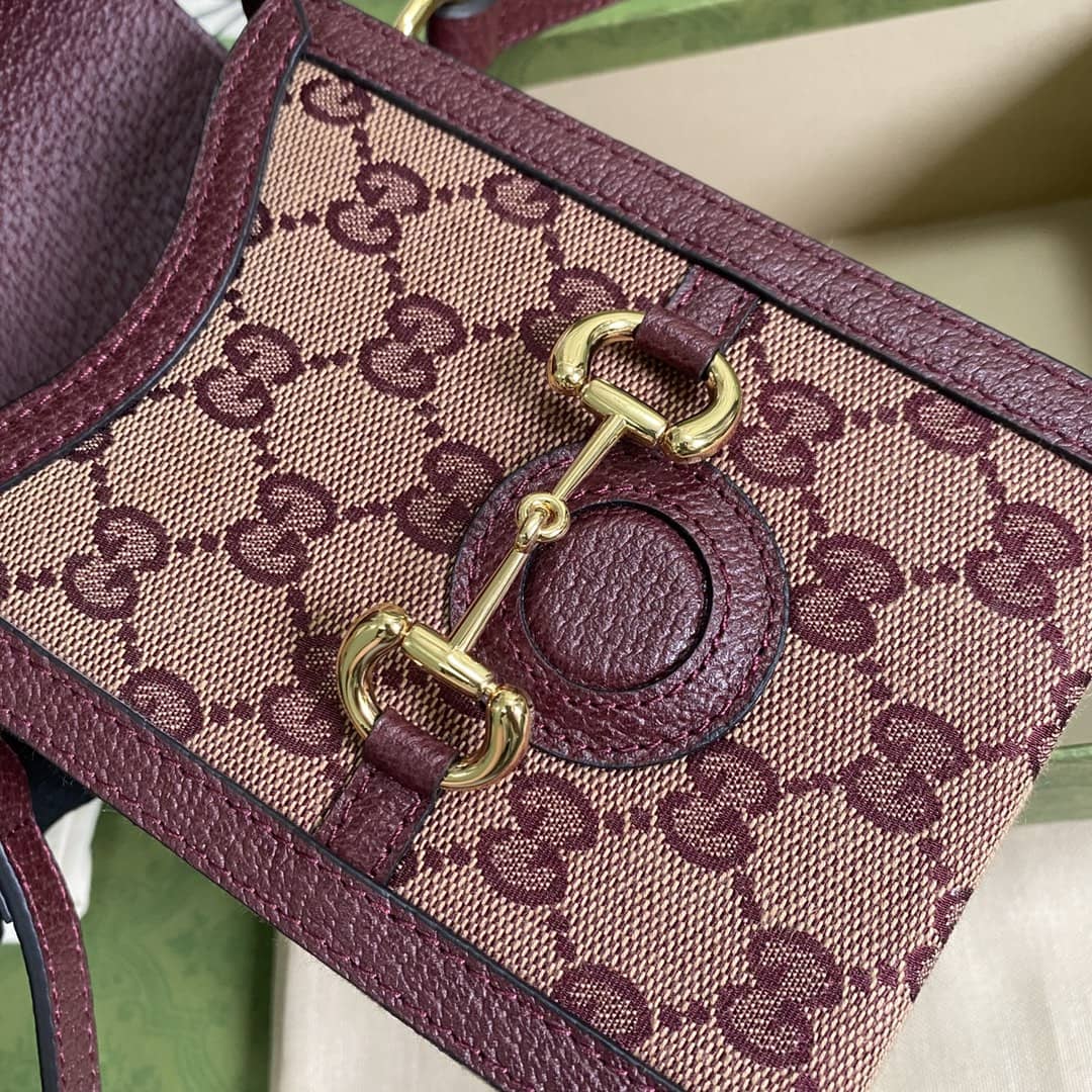 Gvc*1 1955 Horsebit Mini Phone Bag Replica 625615