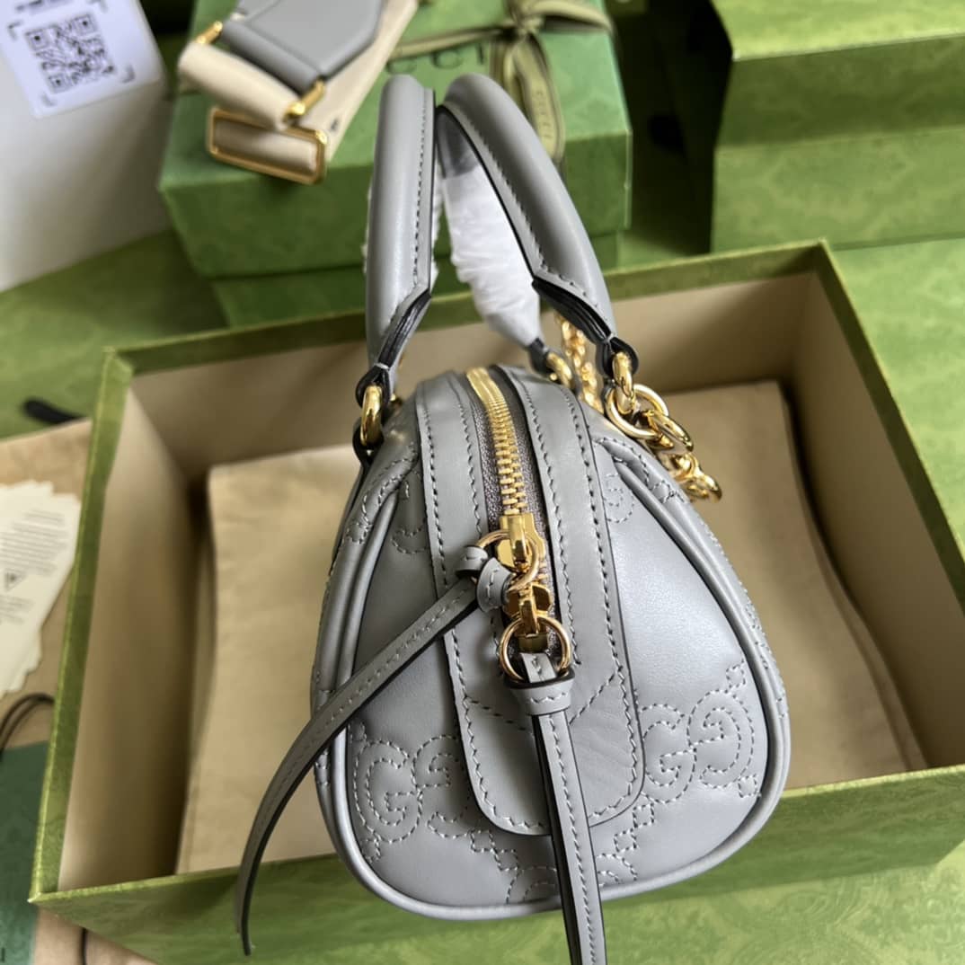 Gvc*1 GG Matelassé Leather Top Handle Shoulder Bag 702251 Replica