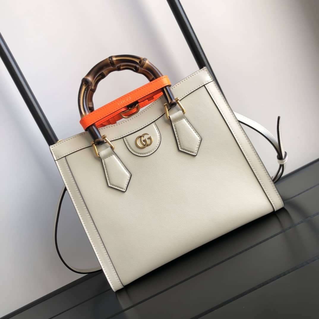 Gvc*1 Diana Small Tote Replica White 660195