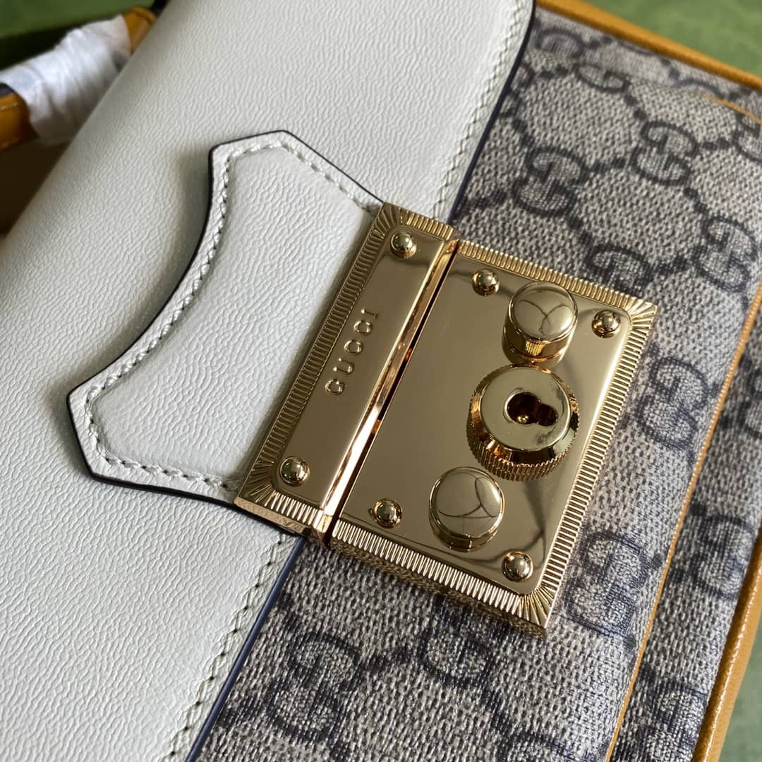 Gvc*1 Svp*me GG Padlock Canvas Mini Bag Replica 658487