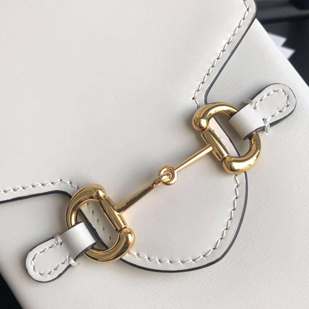 Gvc*1 Horsebit 1955 Mini Bag Replica White 625615