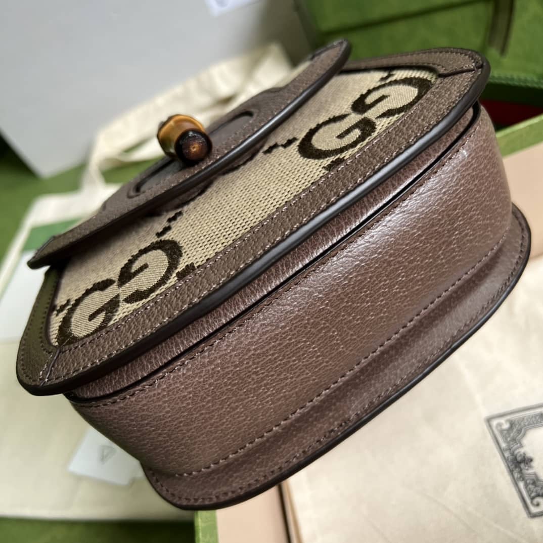 Gvc*1 Bamboo 1947 Mini Top Handle Shoulder Bag 686864 Replica