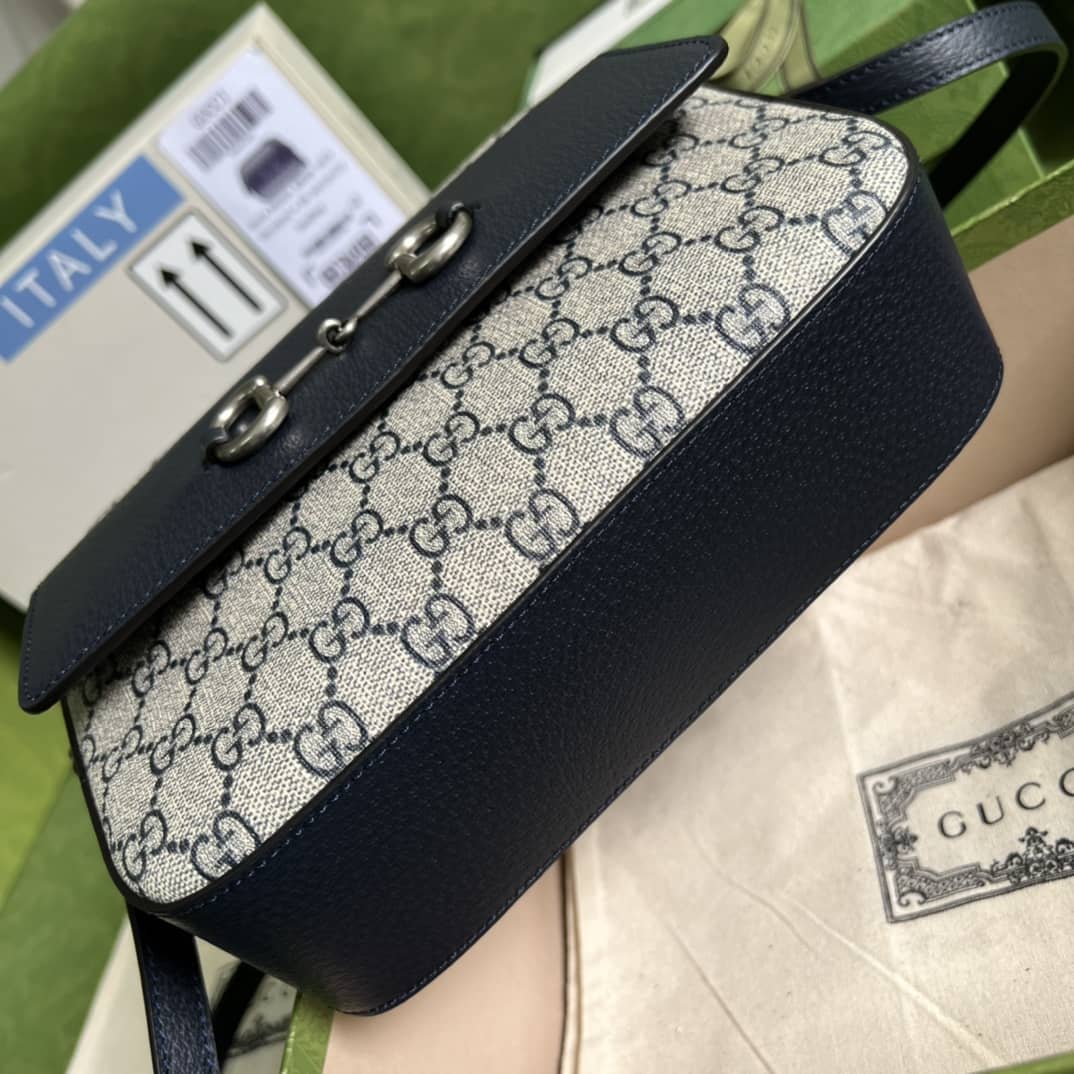 Gvc*1 Horsebit Bag Dupe GG Svp*me Canvas 645454 Replica Crossbody Bag