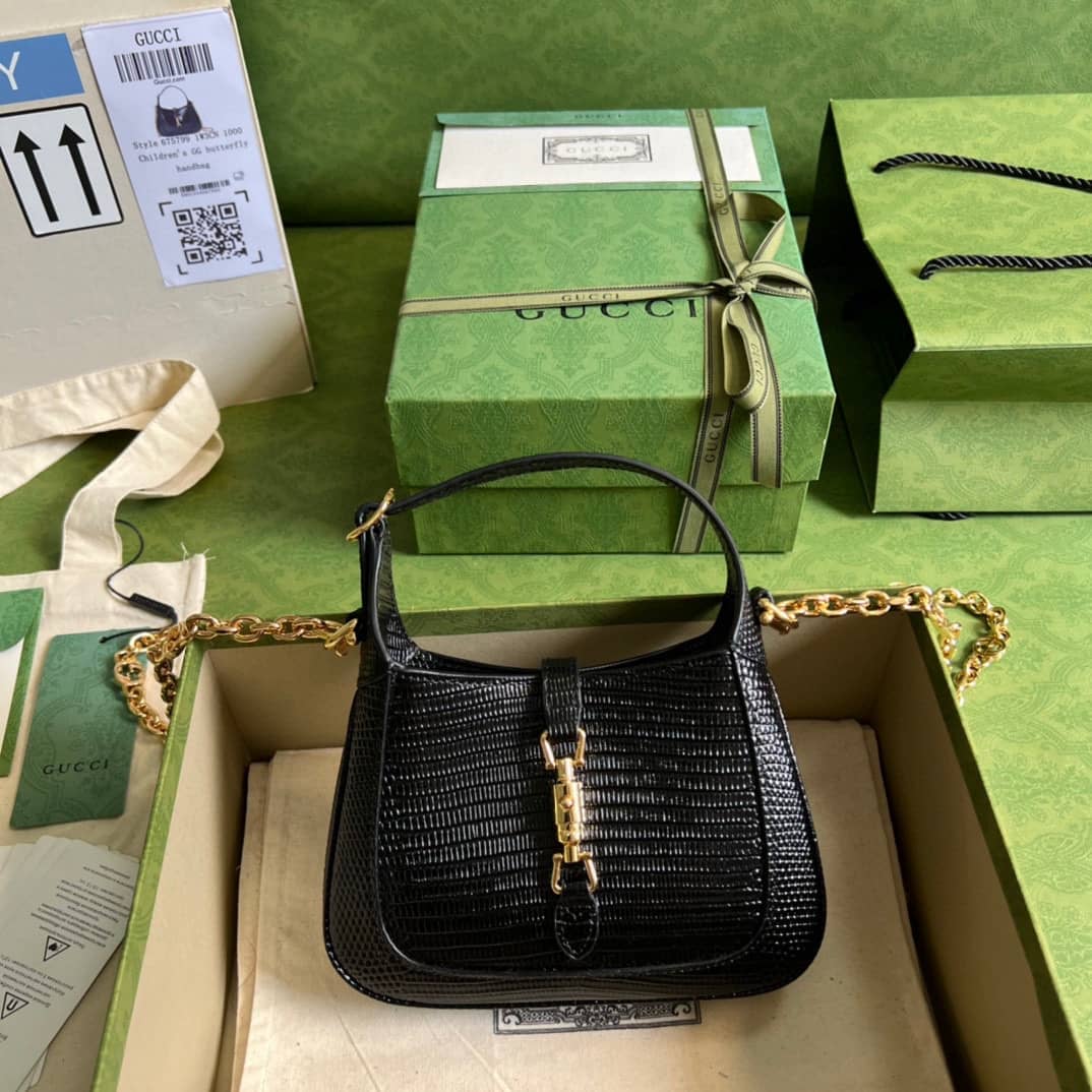 Gvc*1 Jackie 1961 Mini Shoulder Bag Black 675799 Replica