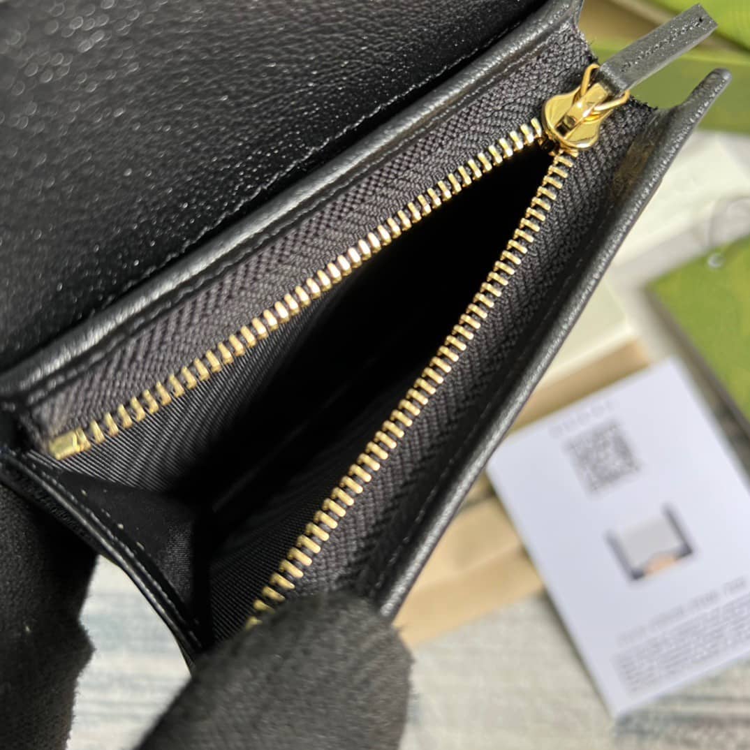 Gvc*1 GG Card Case Wallet White 676150 Replica