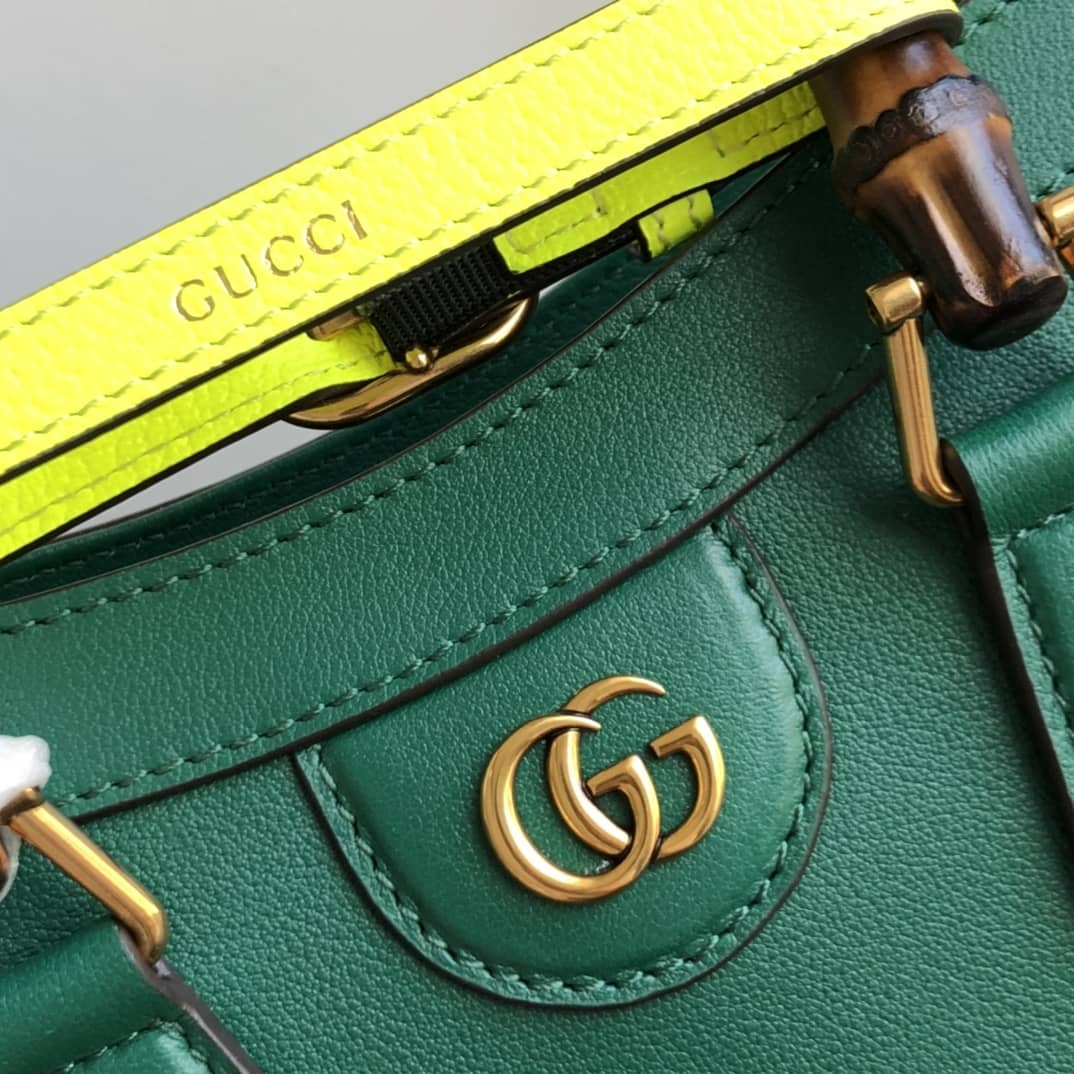 Gvc*1 Diana Small Tote Replica Green 660195