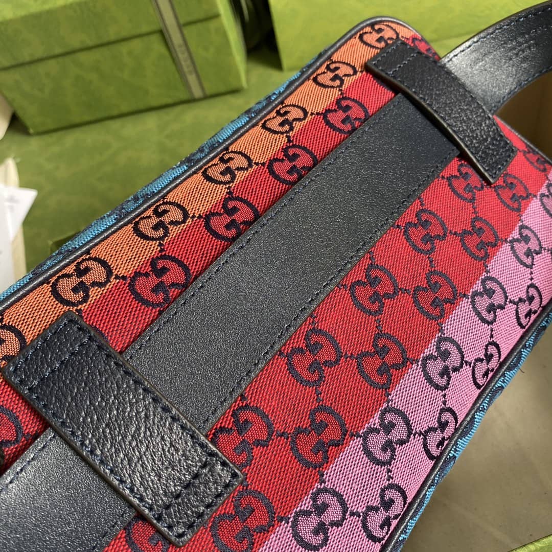 Gvc*1 GG Multicolor Belt Bag Replica 658657