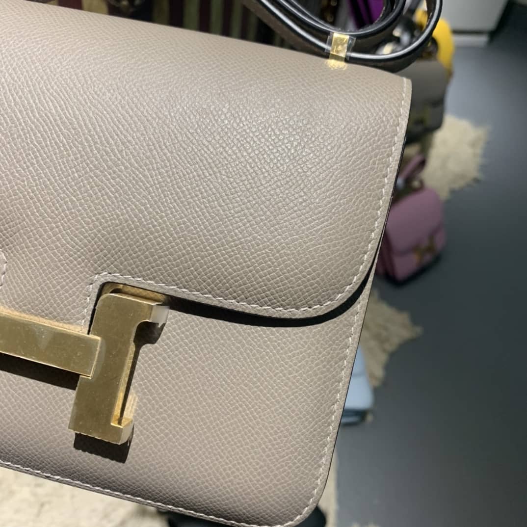 H**me5 Replica Constance Bag 18CM Epsom Leather