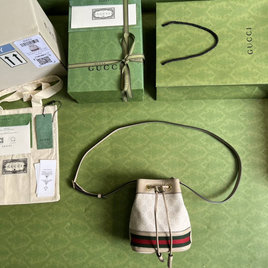 Gvc*1 Ophidia Mini GG Svp*me 550620 Replica Bucket Bag