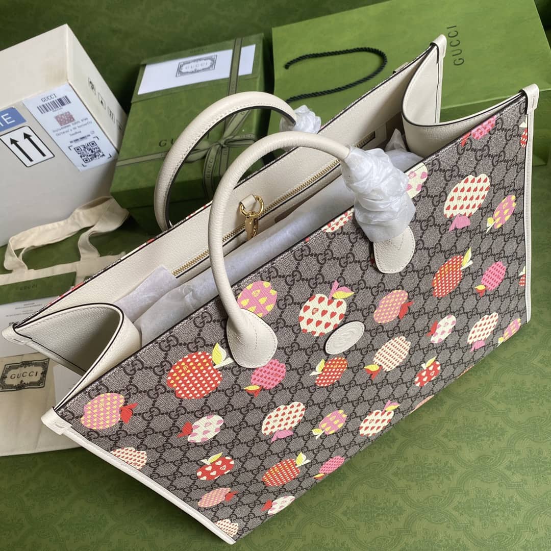Gvc*1 GG Multicolor Large Tote Replica 659980