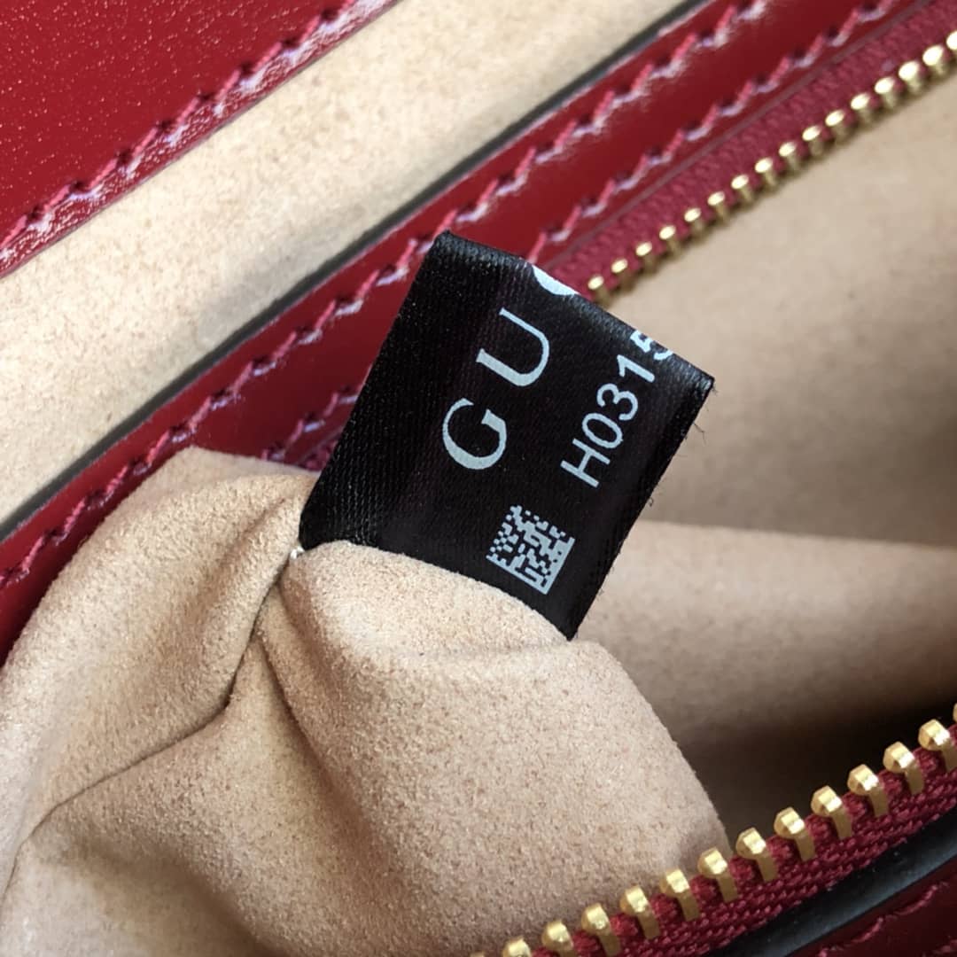 Gvc*1 GG Jackie 1961 Small Hobo Shoulder Bag Replica Red 636709