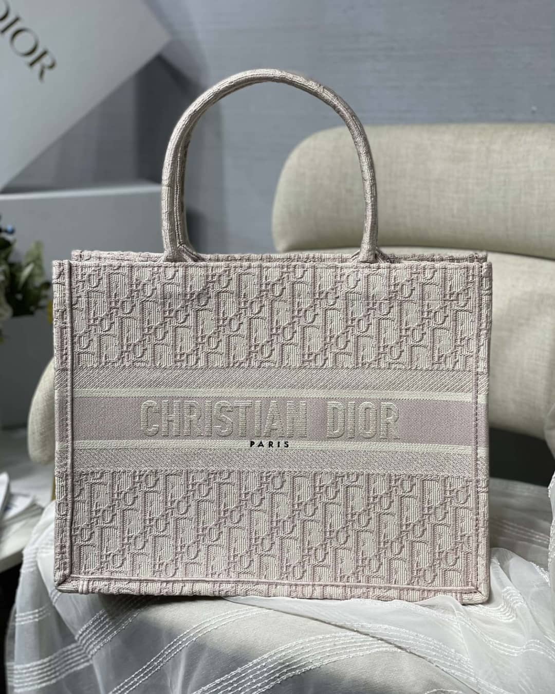 Chr1st1an D10r Tote Bag Dupe CD Book Embroidery