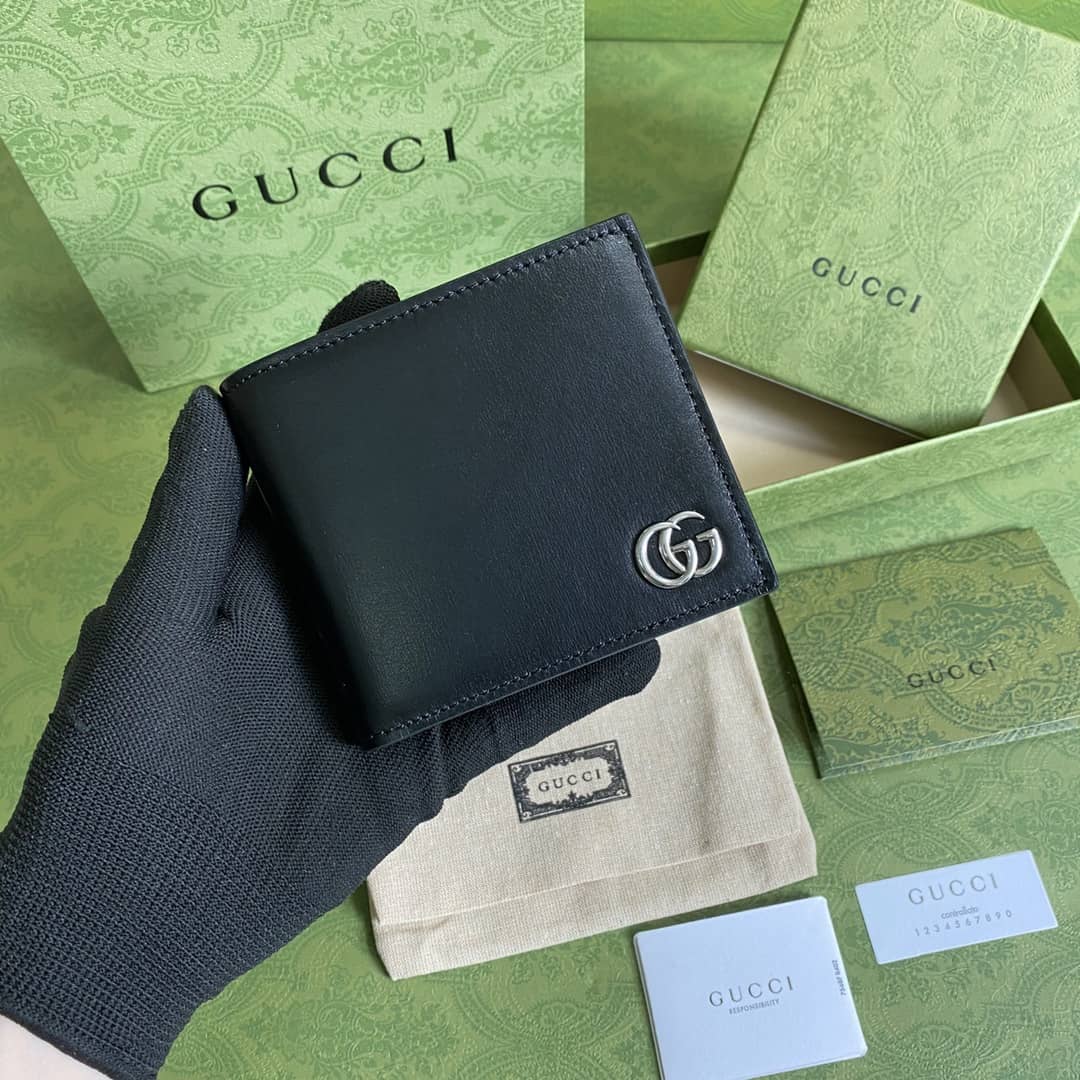 Gvc*1 GG Marmont 2-fold Wallet Replica 428726