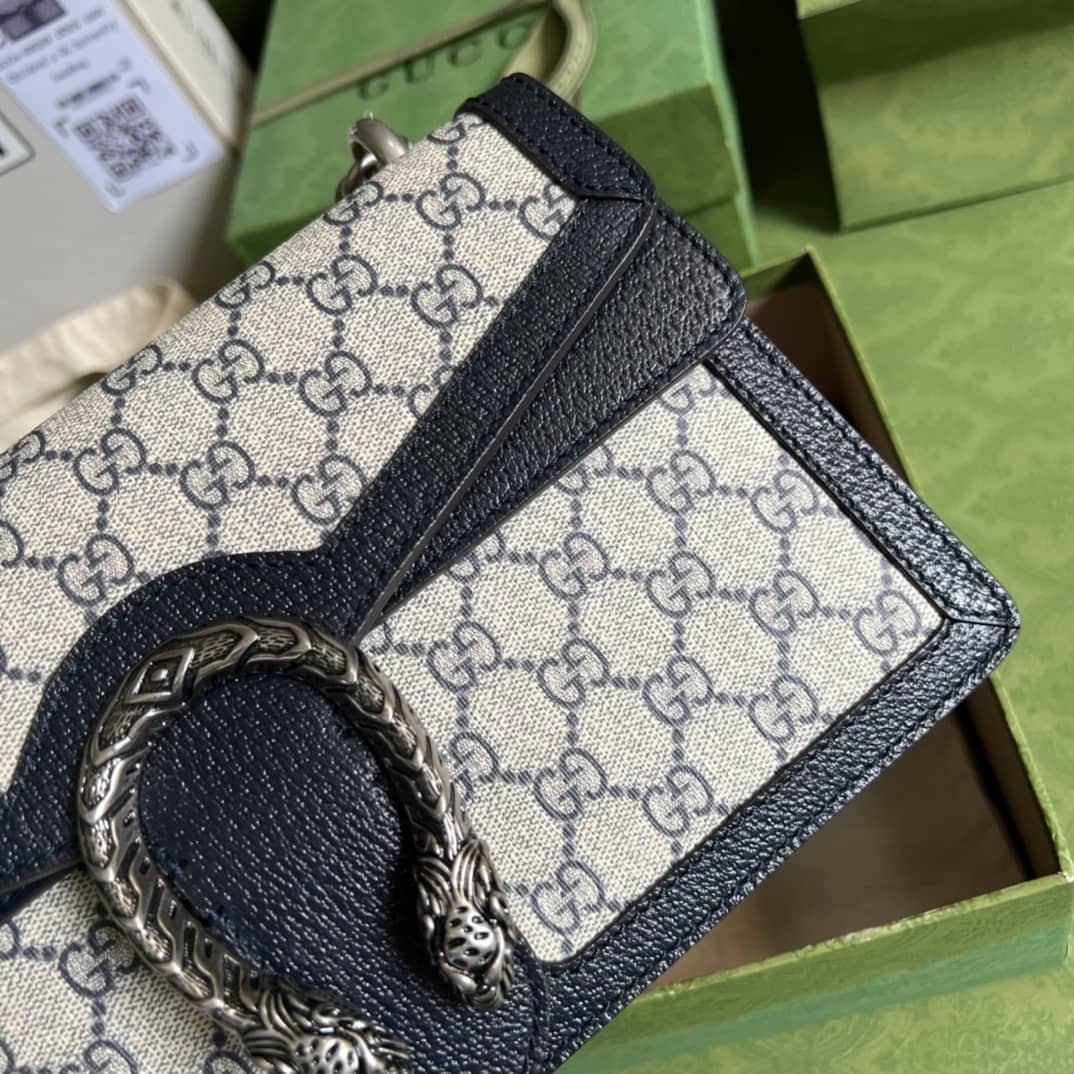 Gvc*1 Dionysus GG Svp*me Leather 400249 Replica Crossbody Bag