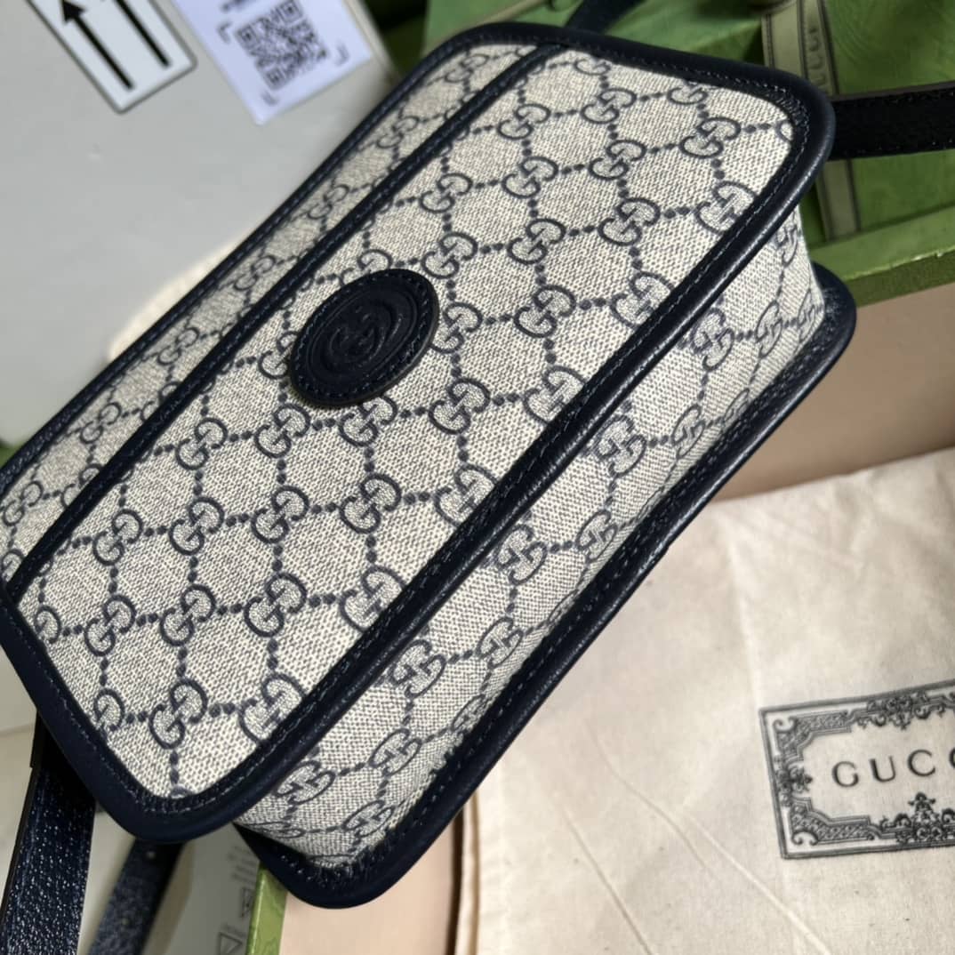 Gvc*1 GG Interlocking Mini Shoulder Crossbody Bag 658572 Replica