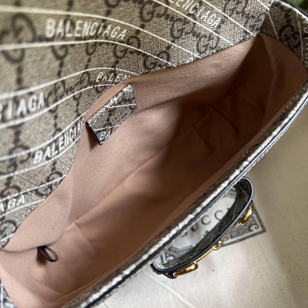 Gvc*1 1955 Horsebit Svp*me GG Canvas Mini Shoulder Bag Replica 658574