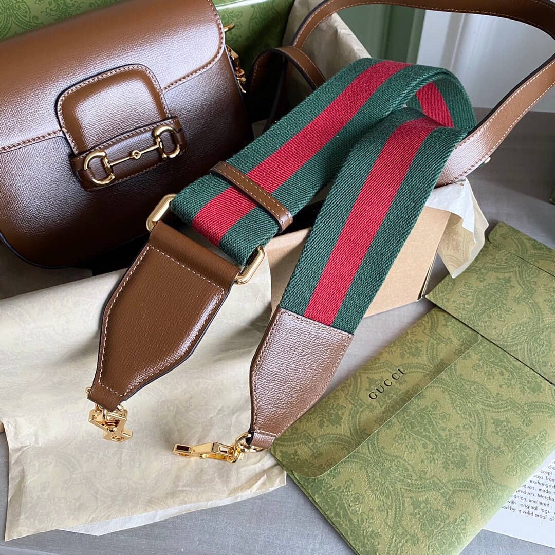 Gvc*1 Horsebit 1955 Mini Bag Replica Brown 658574