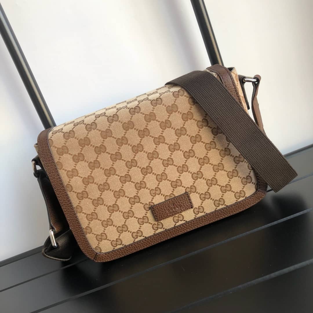 Gvc*1 GG Gvc*1ssima Medium Canvas Crossbody Bag Replica 449172