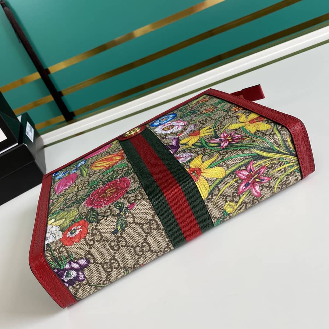 Gvc*1 Ophidia Floral Multicolor GG Svp*me Bag Replica 625549
