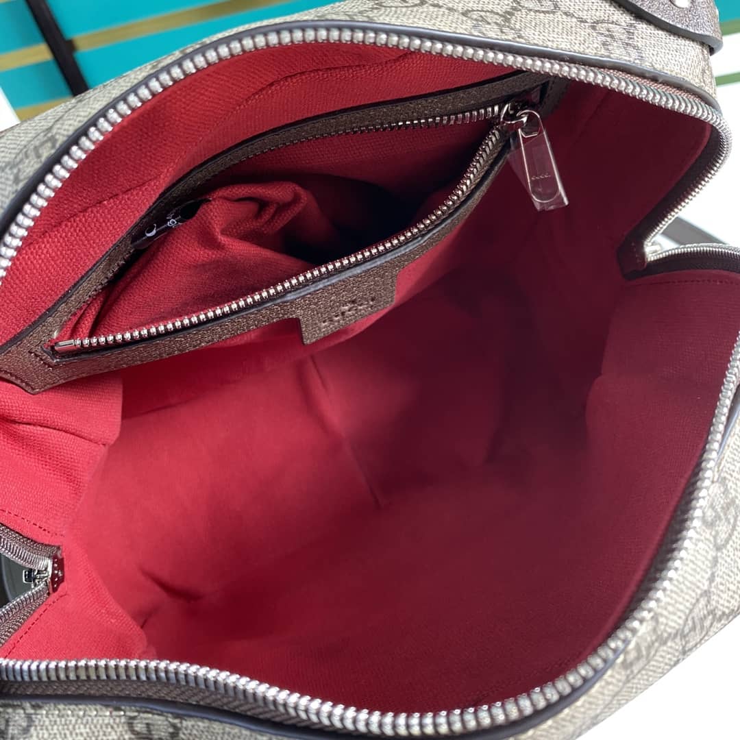 Gvc*1 Svp*me GG Leather Square Shoulder Bag Replica 626363