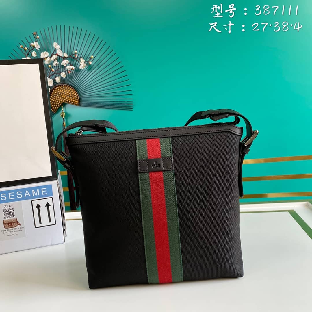 Gvc*1 Web GG Svp*me Flat Messenger Bag Replica 471454